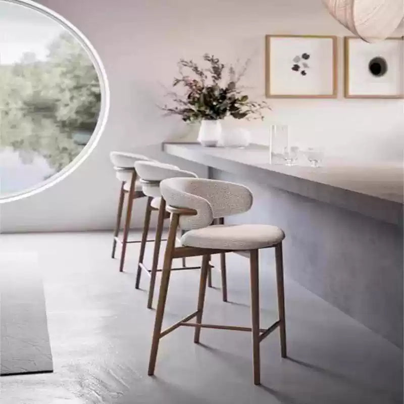 Solid Wood Bar Stool (Ash Wood)