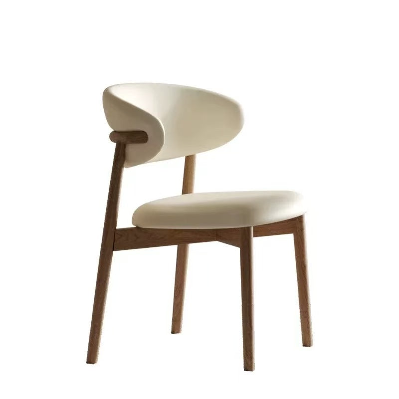 White Minimalist Style dining chairs