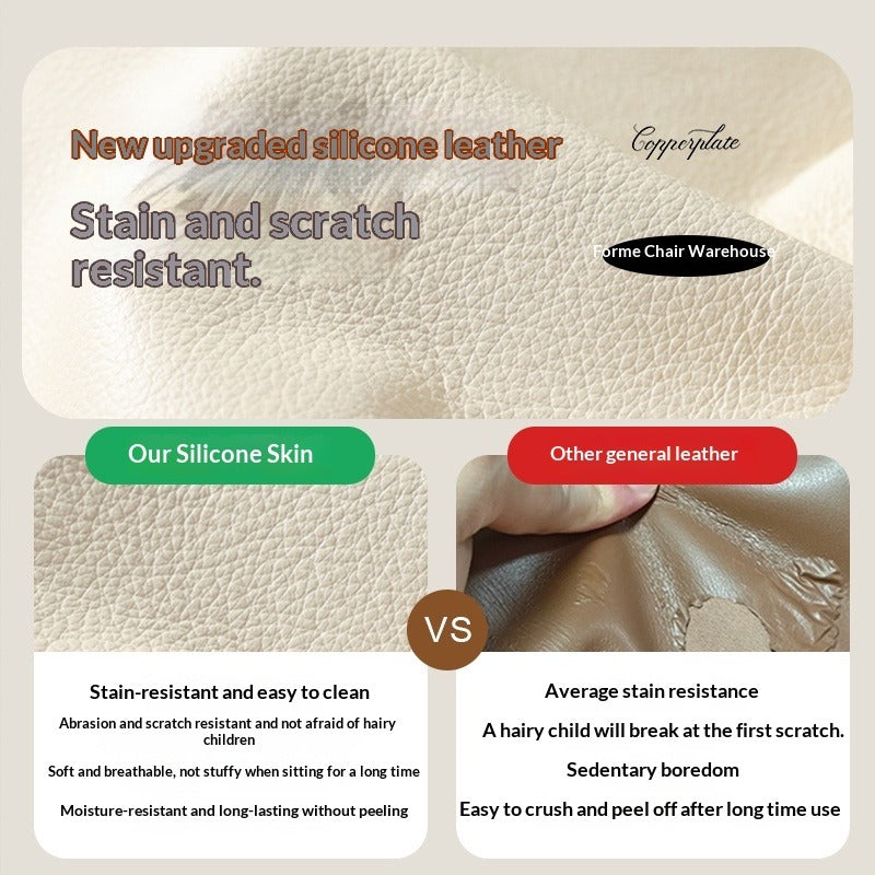 Medium walnut color simple home solid wood upholstery designer high-end restaurant makeup stool backless small apartment