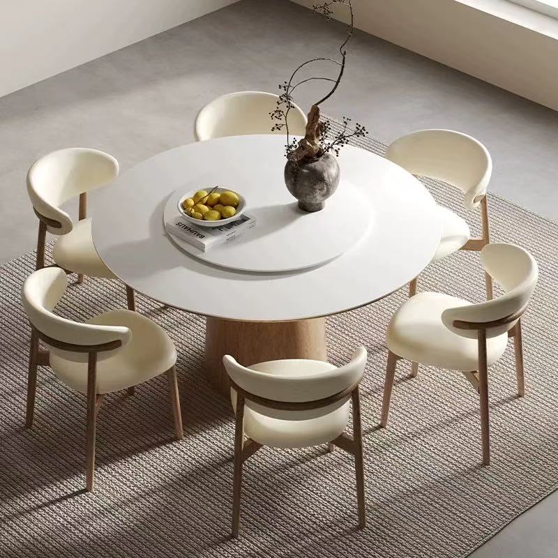 White Minimalist Style dining chairs