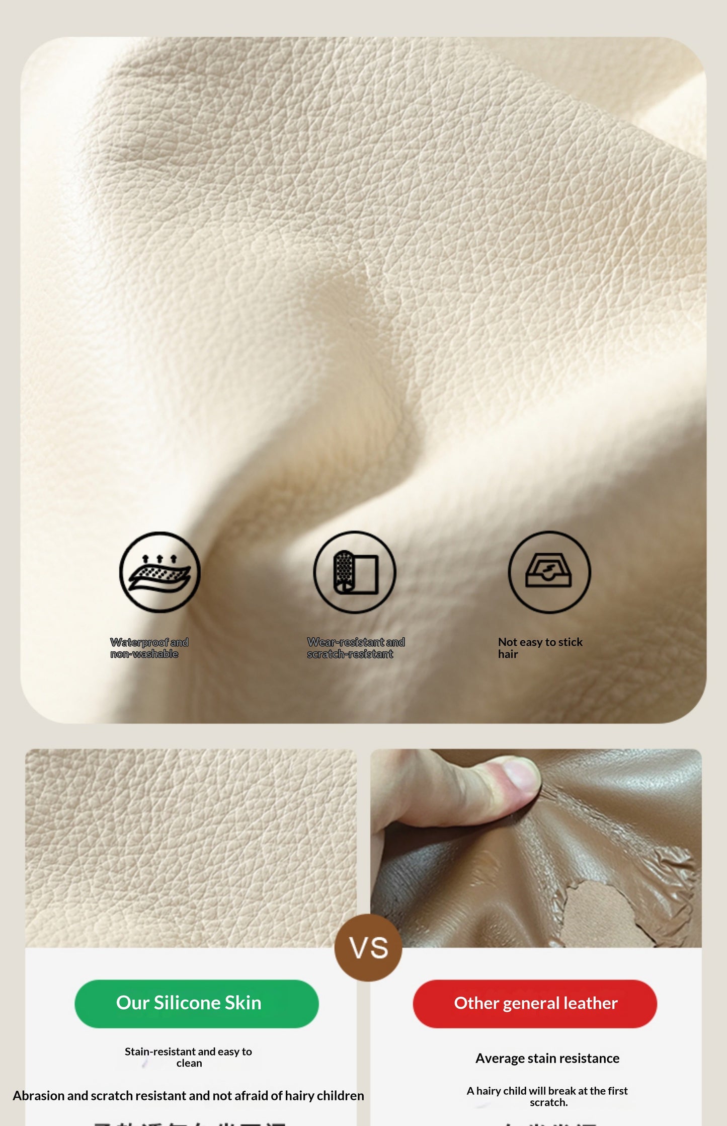 Medium walnut color simple home solid wood upholstery designer high-end restaurant makeup stool backless small apartment