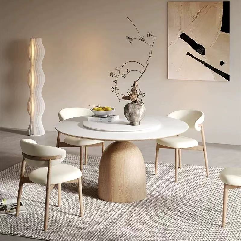 White Minimalist Style dining chairs