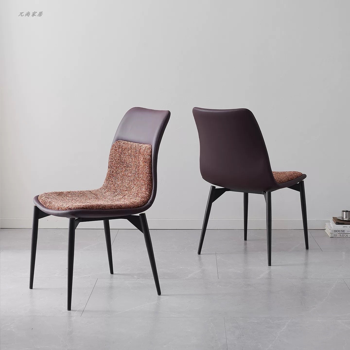 Italian-Style Minimalist Leather Leisure Chair